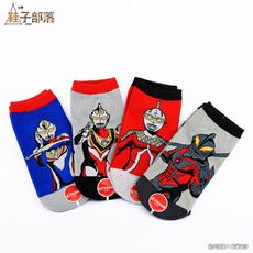 【鞋子部落】正版授權 兒童短筒襪 超人力霸王 UM03 (顏色隨機出貨)