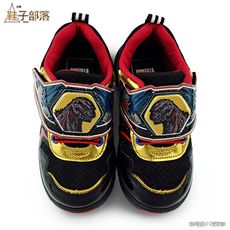 【鞋子部落】童鞋城堡-LED電燈運動鞋 恐龍 哥吉拉 GO7033-黑