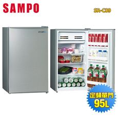 【SAMPO 聲寶】95公升一級能效定頻單門冰箱SR-C09