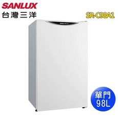 【送拆箱定位】 SANLUX 台灣三洋 98公升一級能效單門電冰箱SR-C98A1