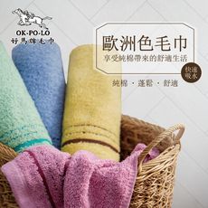 【OKPOLO】台灣製造歐洲毛巾-12入組