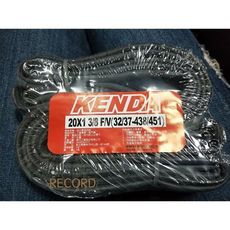 紀錄單車 kenda 20x1-3/8 fv 451 規格 內胎 公司貨 - 一條
