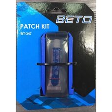 紀錄單車 破胎救星 BETO隨身補胎組(BT-347) (膠水 / 砂紙 / 補胎片*6 / 挖胎棒