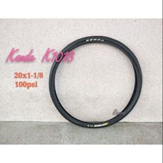 紀錄單車 Kenda 20x1-1/8 K1018 100Psi 不可折外胎