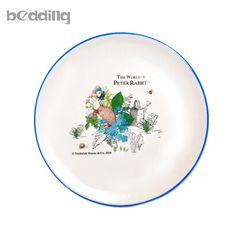 原廠授權比得兔Peter Rabbit彼得兔-陶瓷圓盤-潔瑪鴨-小