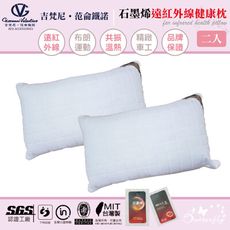 BUTTERFLY-台灣製造-范侖鐵諾-石墨烯遠紅外線健康枕頭-二入