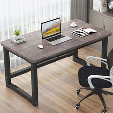 【慢慢家居】獨家款-精工級現代簡約鋼木電腦桌-140CM