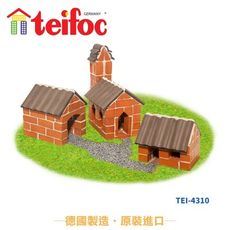 【德國teifoc】DIY 益智磚塊建築玩具 德國村莊 - TEI4310