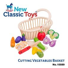 【荷蘭 New classic toys】蔬果籃切切樂 10589
