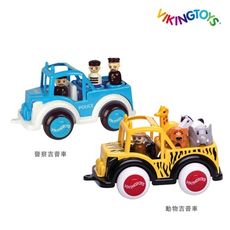 【瑞典 Viking toys】交通工具造型玩具 吉普車/警車/消防車/直升機