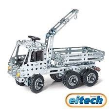 【德國 eitech】益智鋼鐵玩具-起重機卡車-C301