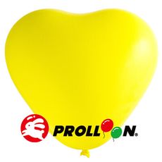 大倫氣球 12吋糖果色 心形氣球 100顆裝 黃色 台灣製造 安全無毒
