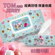 TOM & JERRY 純水濕紙巾(有蓋)85周年款 80抽