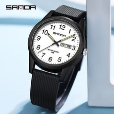 SANDA 清新簡約 戶外休閒 青年學生情侶對錶
