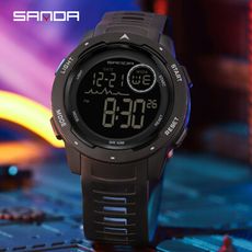 SANDA 青春潮酷運動電子手錶