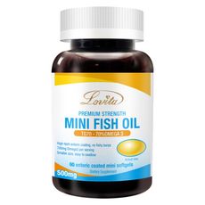 Lovita 愛維他 TG70%omega3新型緩釋迷你魚油膠囊(60顆/瓶)﹝小資屋﹞