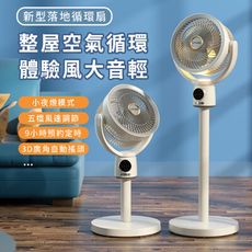 【LY 立元】10吋USB空氣循環扇(遙控 夜燈 擺頭 定時 伸縮LY-F002 )