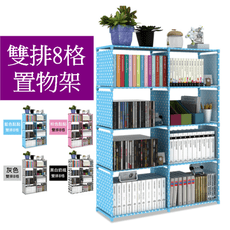 簡易書架 學生組裝書櫃 多功能置物架 儲物收納櫃