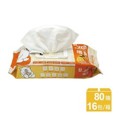 BeniBear邦尼熊家用去污清潔濕紙巾 (柑橘) 80抽16包/箱
