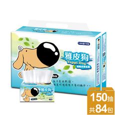 YapeeDog雅皮狗抽取式衛生紙150抽14包6袋/箱(共84包)