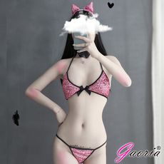 ♥Venus精品♥【Gaoria】小野貓角色扮演服 亮片套裝-粉情趣用品