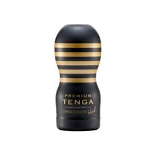 ♥Venus精品♥日本TENGA Premium 深管口交型自慰杯 黑金 緊實 TOC-101PH