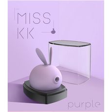 ♥Venus精品♥總代理公司貨 KISS TOY MISS KK 蜜思兔 萌兔 口交吸吮震動器 粉紫