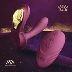 ♥Venus精品♥情趣用品送潤滑液 Zalo｜Aya｜組合式穿戴按摩器-紫 AV按摩棒 自慰器 跳蛋