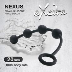 ♥Venus精品♥英國Nexus EXCITE 矽膠四連拉珠 20mm 同志 情趣 肛塞 按摩棒