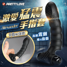 ♥Venus精品♥PRETTY LOVE-Alexander 10頻 手指震動按摩器 按摩棒自慰器