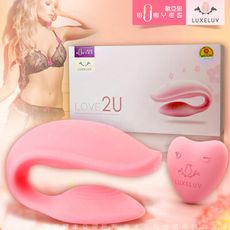 ♥Venus精品♥ WOWYES LOVE 2U 8段變頻 無線遙控情侶共震器 粉