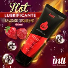 ♥Venus精品♥巴西Intt Lubrificante 熱感草莓口交潤滑液 50ml情趣用品