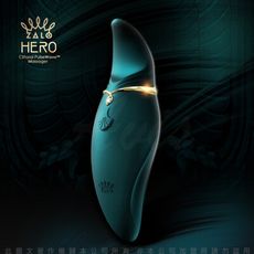 ♥Venus精品♥法國Zalo Hero英雄C點 撩動小舌震動器 寶石綠情趣用品