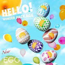 TENGA EGG WONDER 歡樂系列 WONDER PACKAGE/歡樂綜合蛋(6入) 自慰器