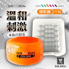 ♥Venus精品♥GALAKU-GROOMIN 迷你自慰蛋-中級 球形款 橙色 情趣用品飛機杯自慰器