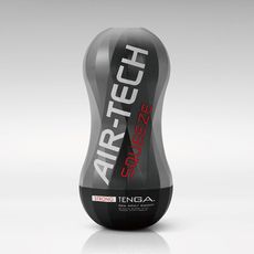 ♥Venus精品♥日本 TENGA AIR-TECH SQUEEZE 軟殼增壓重覆使用飛機杯-堅毅黑