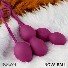 ♥Venus精品♥買就送小妖精 美國SVAKOM NOVA 諾娃  頂級訓練聰明球 / 3色