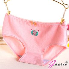 ♥Venus精品♥【Gaoria】純棉面料 中腰 少女可愛提臀 三角褲 蝦粉波浪兔