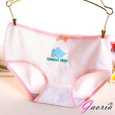 ♥Venus精品♥【Gaoria】純棉面料 中腰 少女可愛提臀 三角褲 蝦粉雲朵