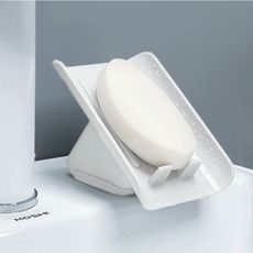 45°立式香皂瀝水架 肥皂盒 創意 新款 瀝水 洗手間 肥皂架 家用 浴室 多功能 香皂盒