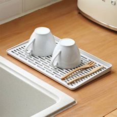 雙層瀝水盤 多功能 雙層 瀝水盤 塑料 長方形 瀝水籃 創意 廚房 托盤 茶盤 水果盤