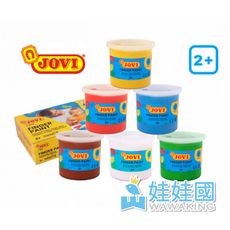 《娃娃國》【西班牙 JOVI】 六色手指膏(一般色)＊兒童美勞DIY蓋印畫.手指顏料.