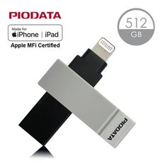 雙向加密備份隨身碟 512GB｜MFi認證｜iXflash Lightning / USB 3.2｜