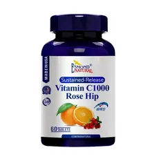 買一送一愛司盟-緩釋型維生素C1000玫瑰果錠 (純素) 60顆