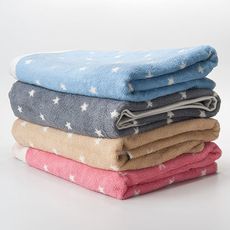[台灣毛巾網] STAR星星-緹花浴巾 使用美國產地棉花