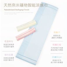 [台灣毛巾網] 天然奈米礦物智能涼感運動巾(單條入)