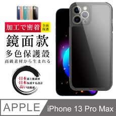 【 防摔加強版 】IPhone 13 PRO MAX 超厚光面直邊手機殼 多種顏色保護套 保護殼