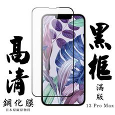 【IPhone 13 PRO MAX】 手機保護貼膜 手機貼 鋼化模 保護貼  黑框透明 保護膜 玻