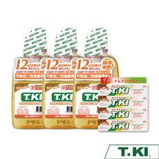 【T.KIx白人】T.KI蜂膠漱口水350mlX6+蜂膠牙膏20gX4