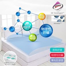 ARTIS台灣製 - 3M吸溼透氣-防水全包覆式保潔墊 雙人加大（專利認證）